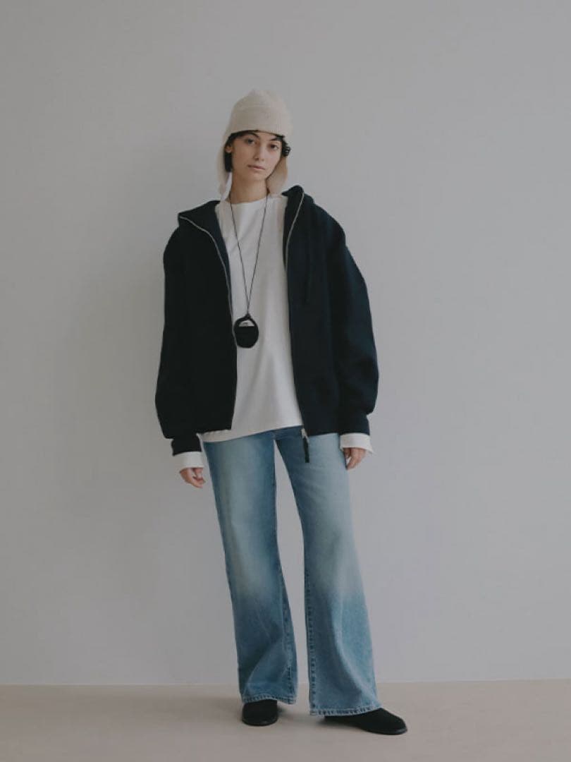 ETRE TOKYO / 新品 完売 ダブルフェイスオーバーサイズニットパーカー