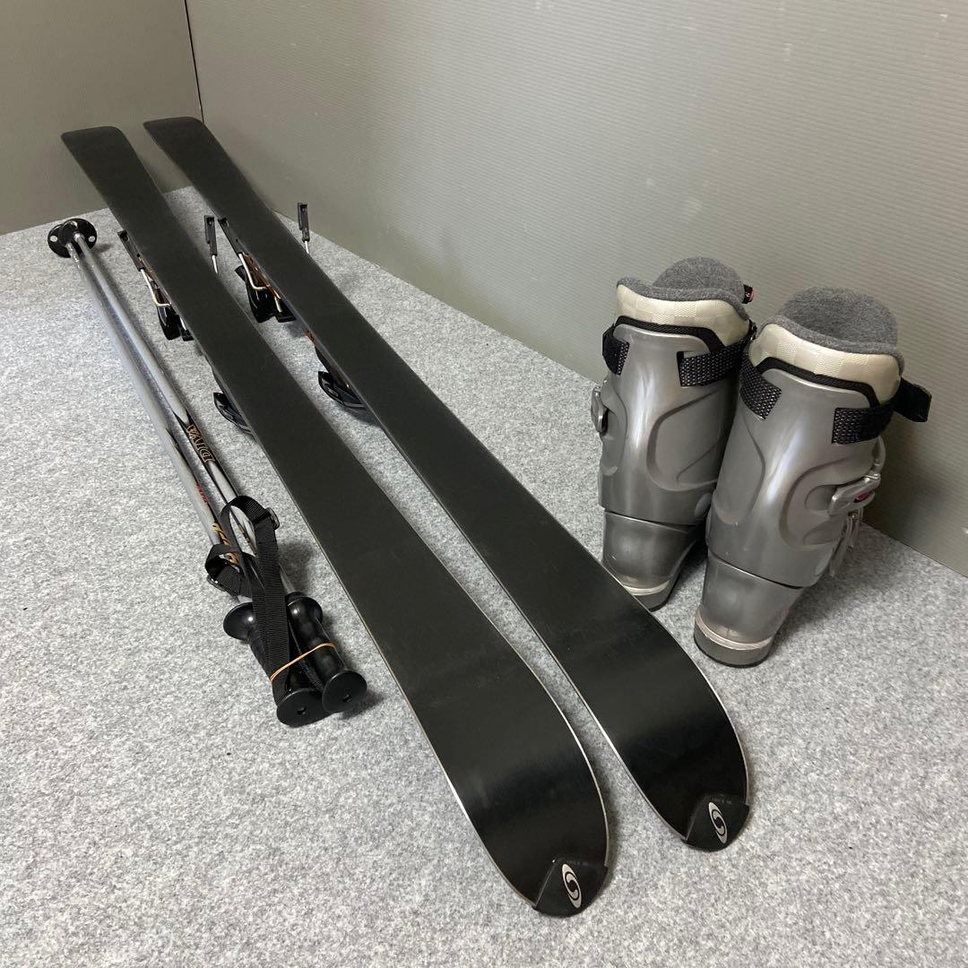 ★メンテナンス済大人スキーセット板150cm ★ブーツ 24~24.5cmに変更