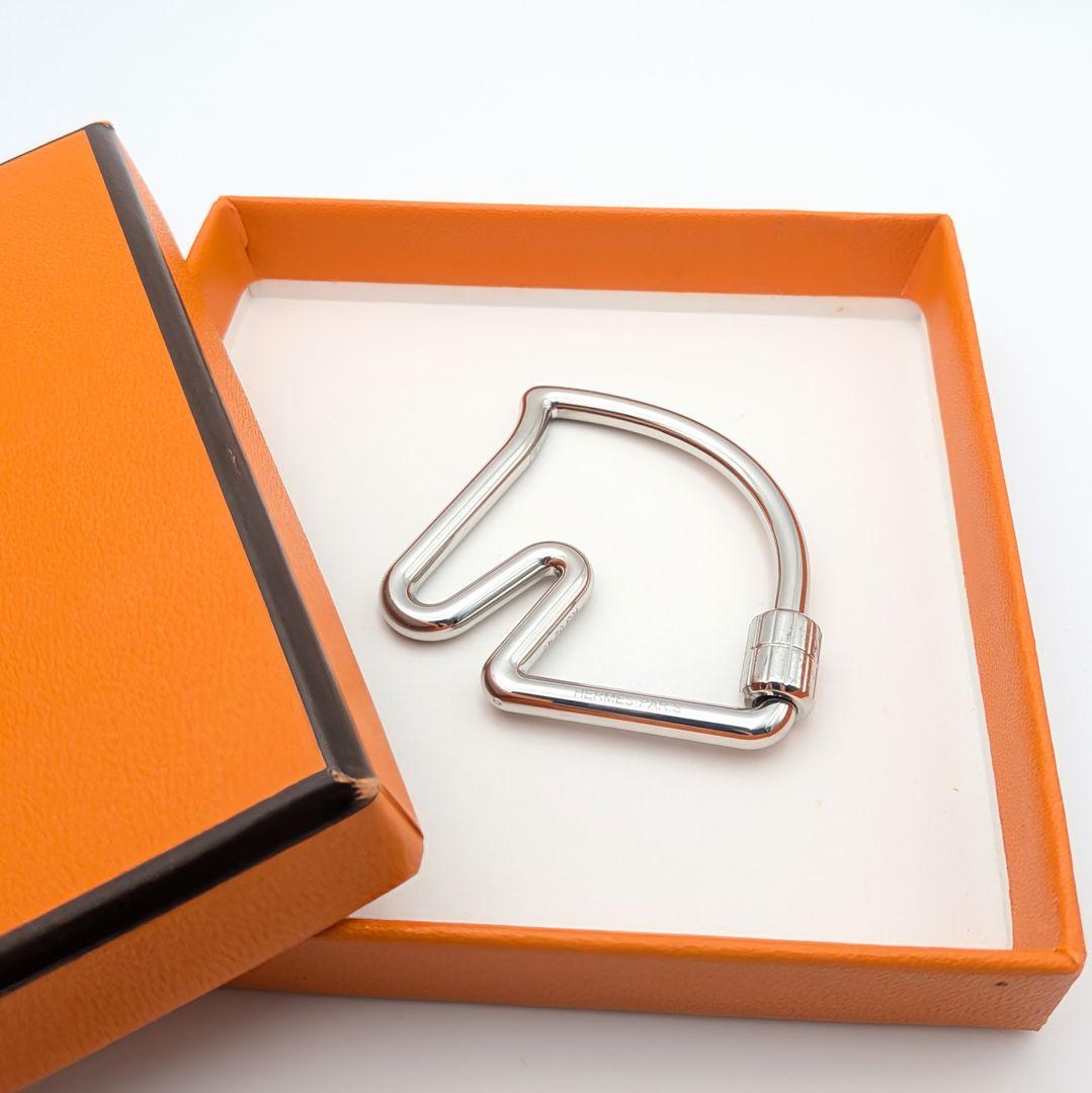 エルメス HERMES シュバル ホース キーリング キーホルダー 箱付