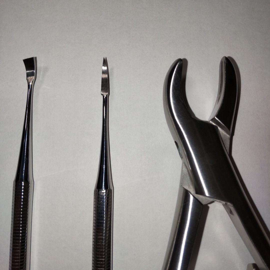 帝塚山ハウンドカム 歯石取りペンチ・スケーラー3点セット 犬用 猫用