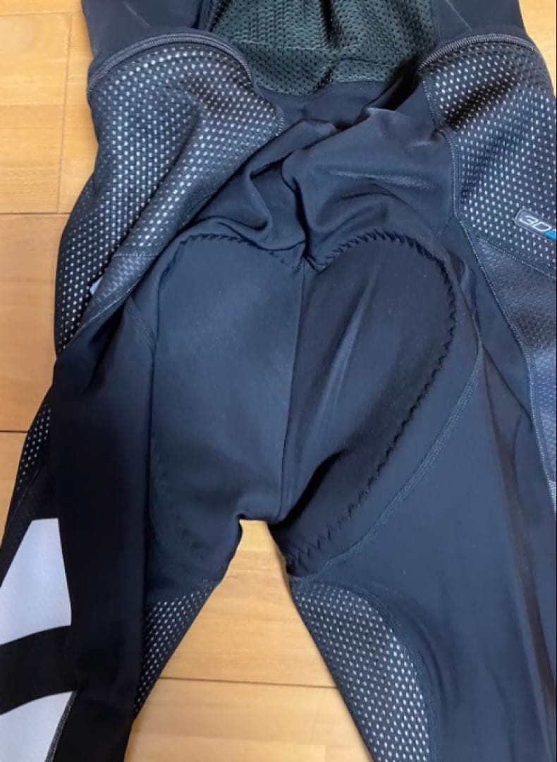 パールイズミ プレミアムウィンドブレーククイックビブタイツ ホワイトMサイズ