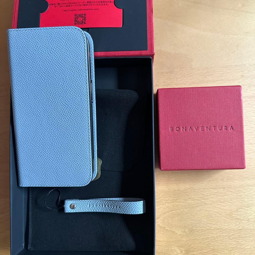値下げしました‼️BONAVENTURA手帳型ケース＆ストラップiPhone14