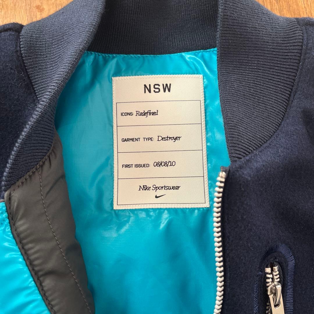 I*X様 Nike NSW redefined destroyer 袖レザージャ