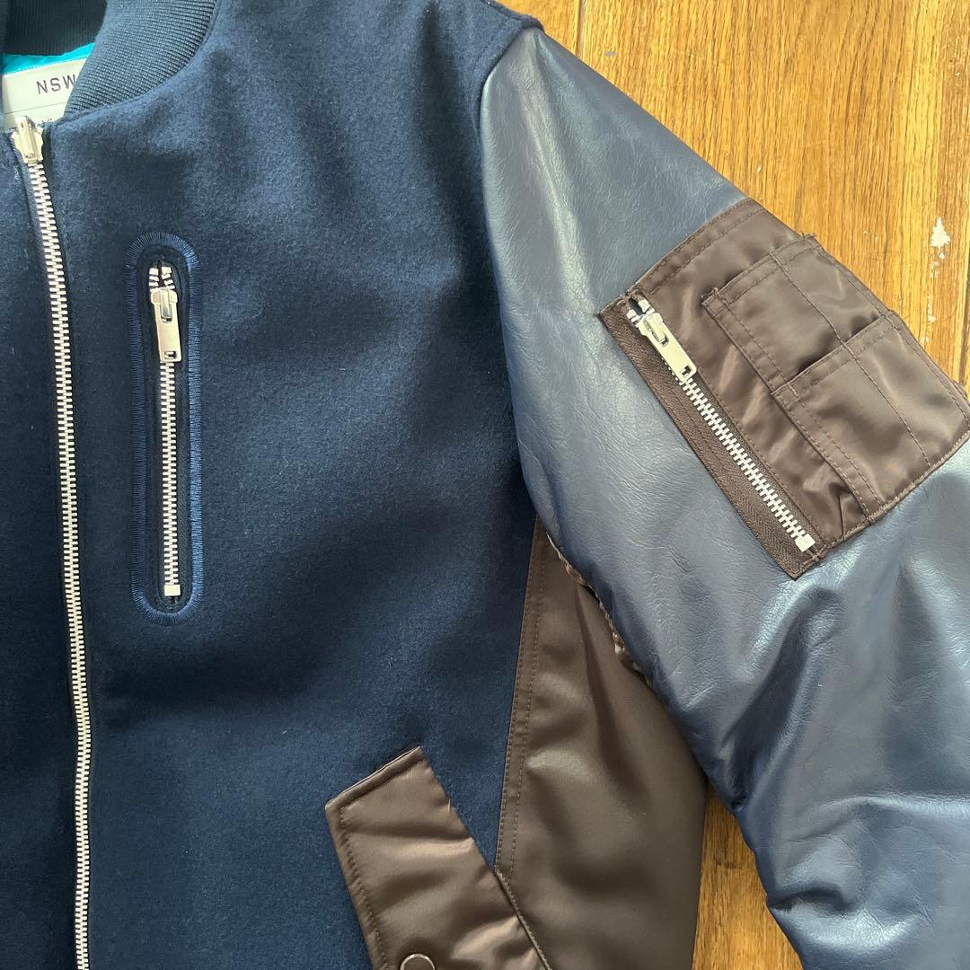 I*X様 Nike NSW redefined destroyer 袖レザージャ