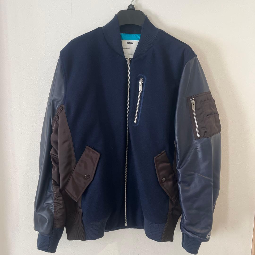 I*X様 Nike NSW redefined destroyer 袖レザージャ