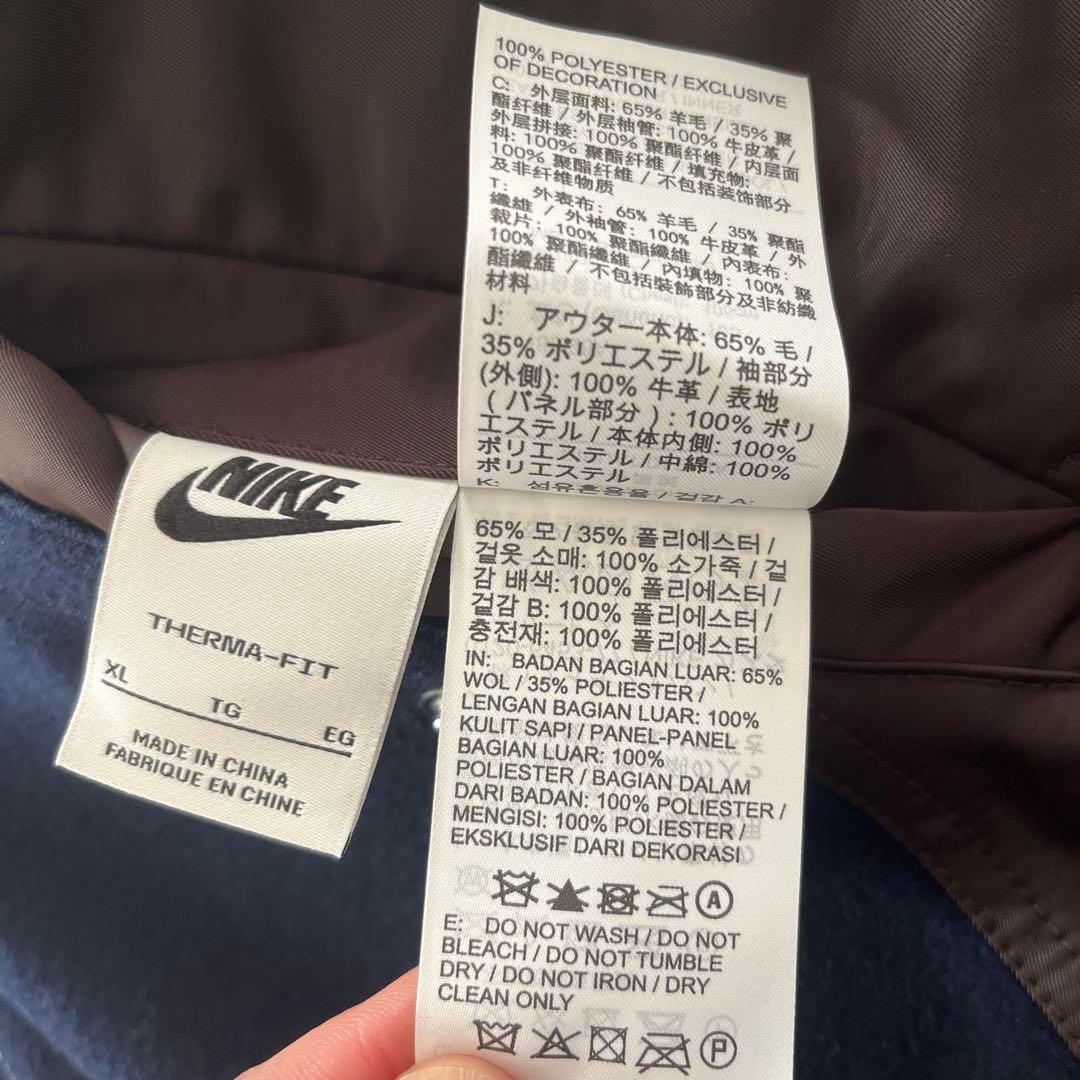 I*X様 Nike NSW redefined destroyer 袖レザージャ