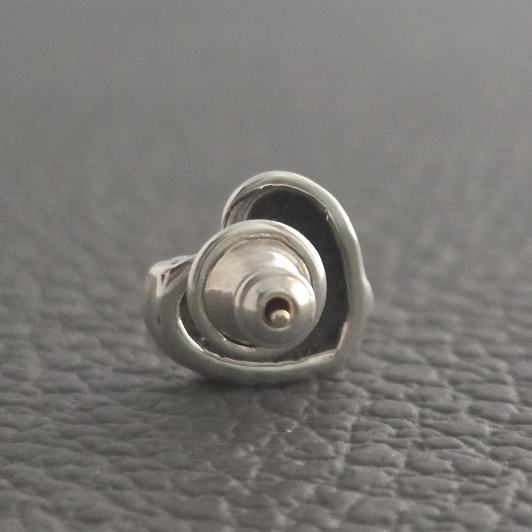 CHROME HEARTS クロムハーツ ハート スタッドピアス（片耳用）