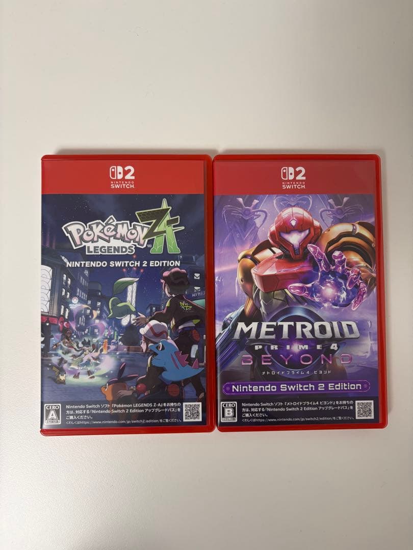 Switch2 ポケモン　za メトロイドプライム4 ソフト2点　セット