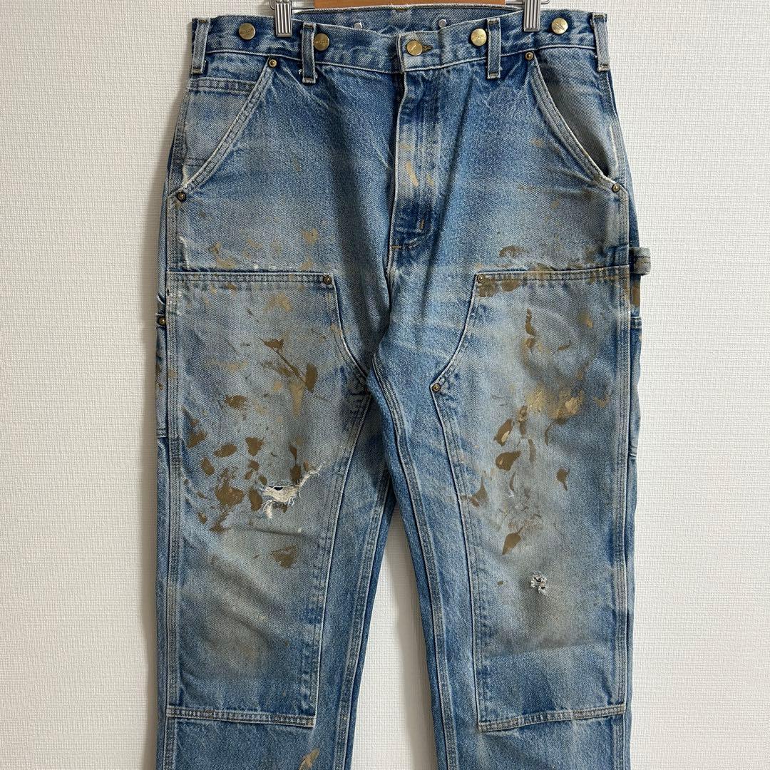 ラ*ト様 ［雰囲気抜群］carhartt double knee denim