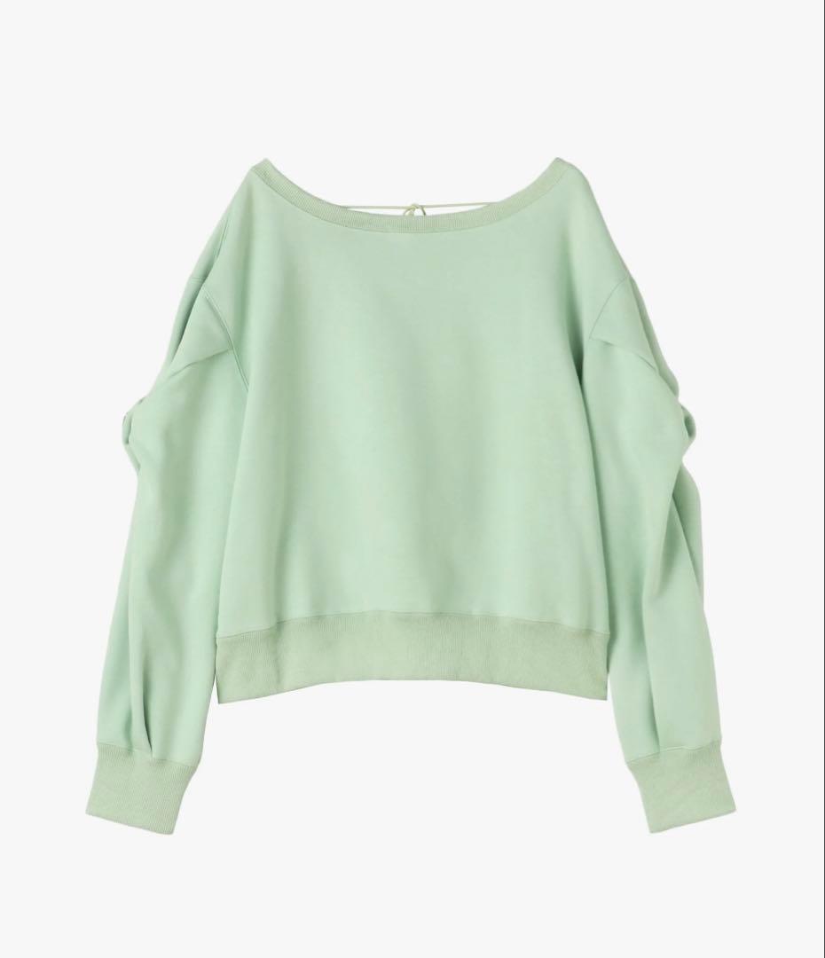 【THE TOE】Opern Off-shoulder Sweat