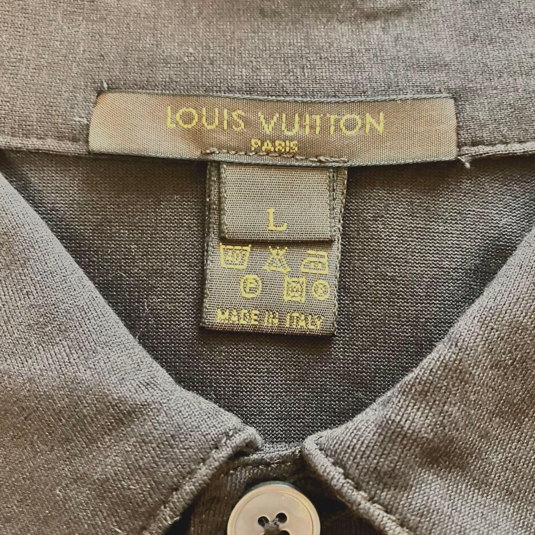 美品✨LOUIS VUITTON ポロシャツ 襟付きシャツ ダークブラウン