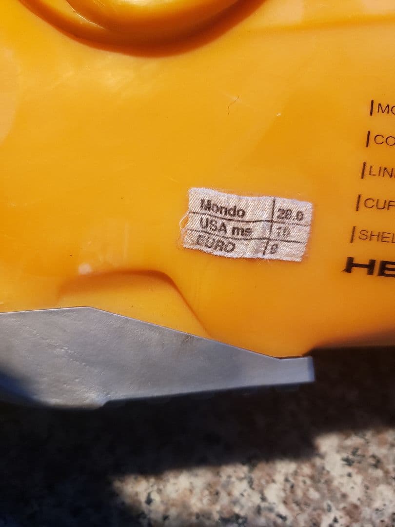 HEAD スキーブーツ オレンジ　ヘッド