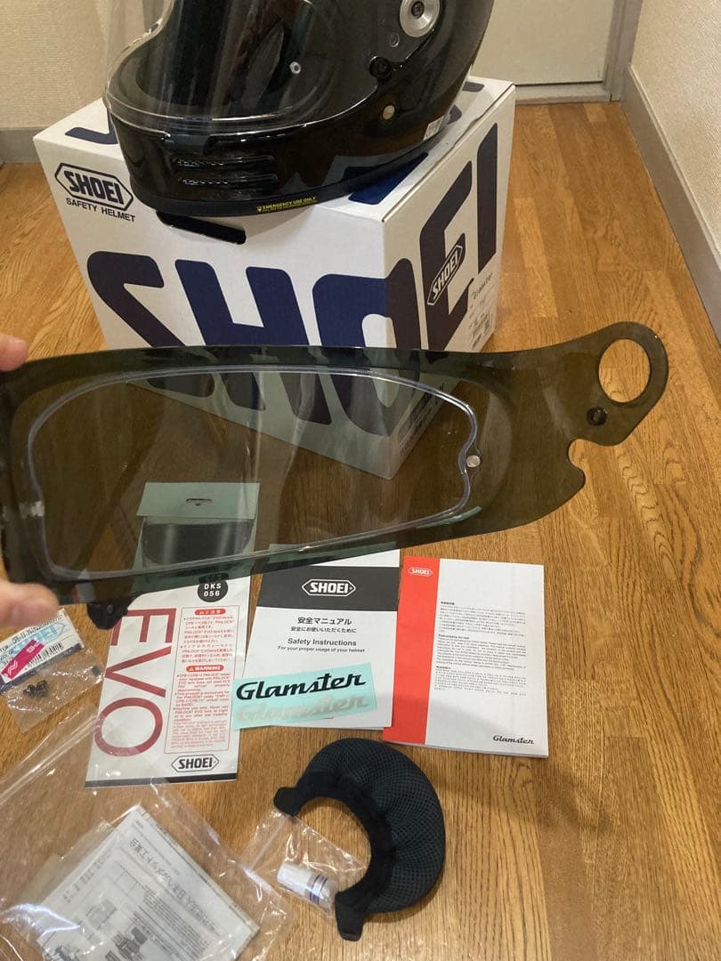 SHOEI グラムスター XL 2022年製 美品 ブラック 付属品完備