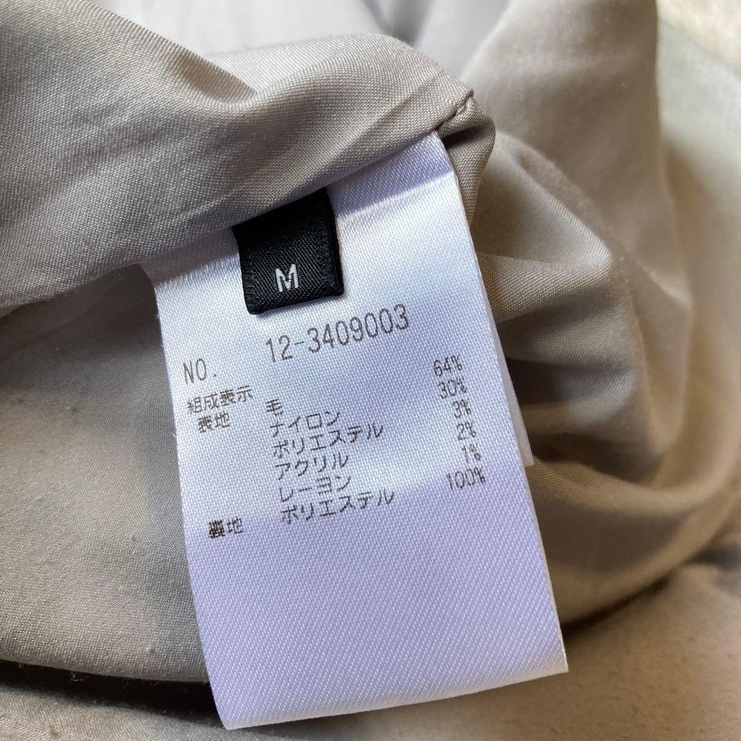 未使用に近い✨【完売品】プラステ　マンテコ　ノーカラーハーフコート　38M