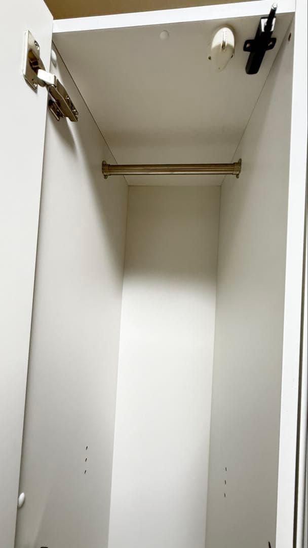 【ディノス】壁面ワードローブシリーズ　タワーチェスト　幅154.5cm ホワイト