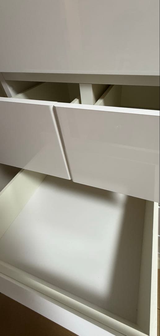 【ディノス】壁面ワードローブシリーズ　タワーチェスト　幅154.5cm ホワイト