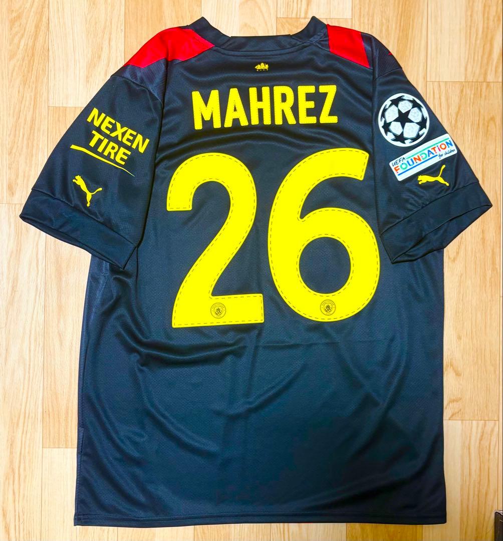 シ*ー様 【タグ付き】マンチェスターシティ 2022/23 マフレズ アウェイユ