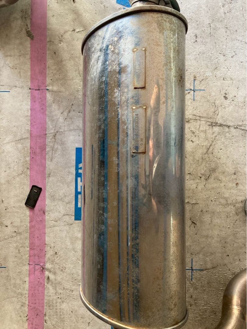 JEPPESEN ステンレス マフラー ダブルテール手渡し