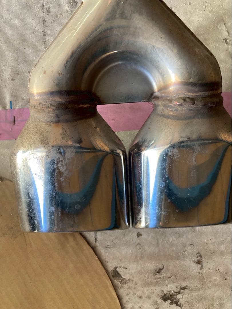 JEPPESEN ステンレス マフラー ダブルテール手渡し