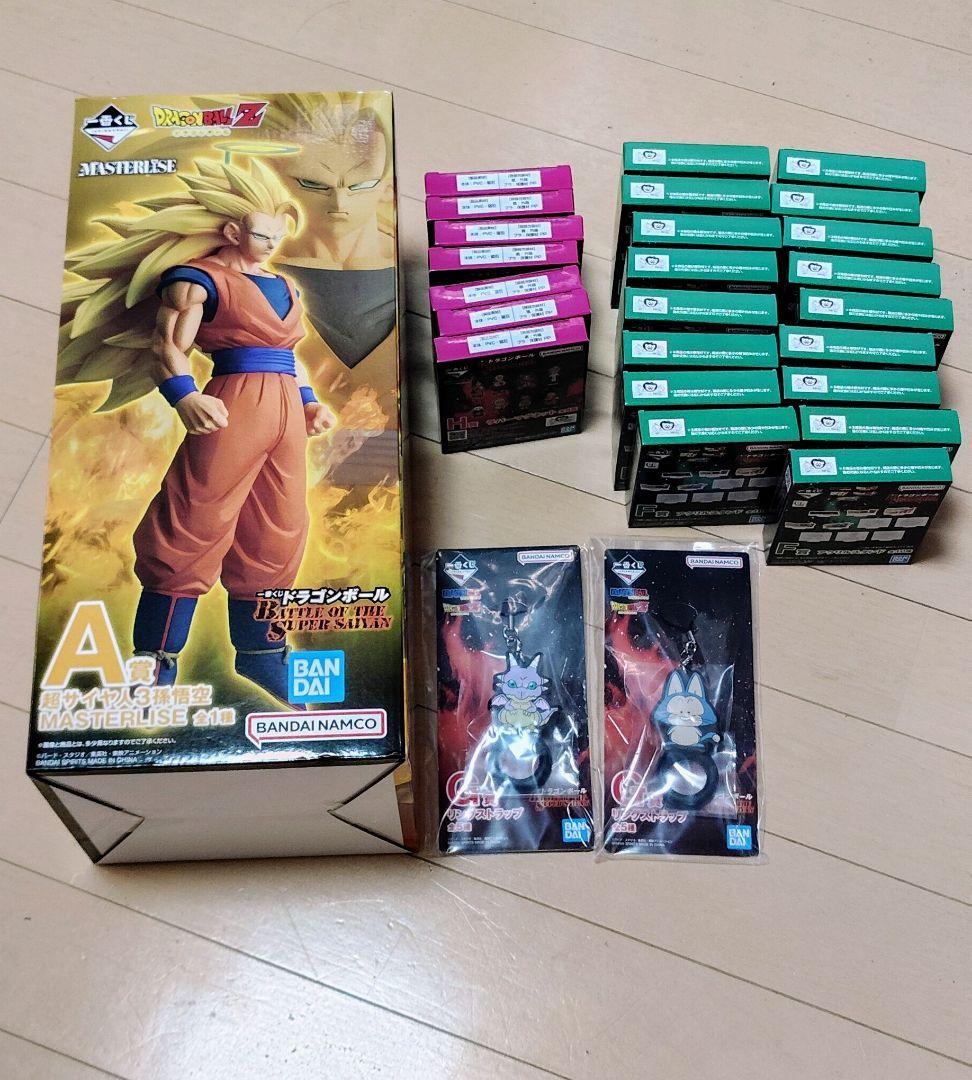 一番くじ ドラゴンボールA賞　超サイヤ人3 孫悟空　 未開封下位賞計26点付き
