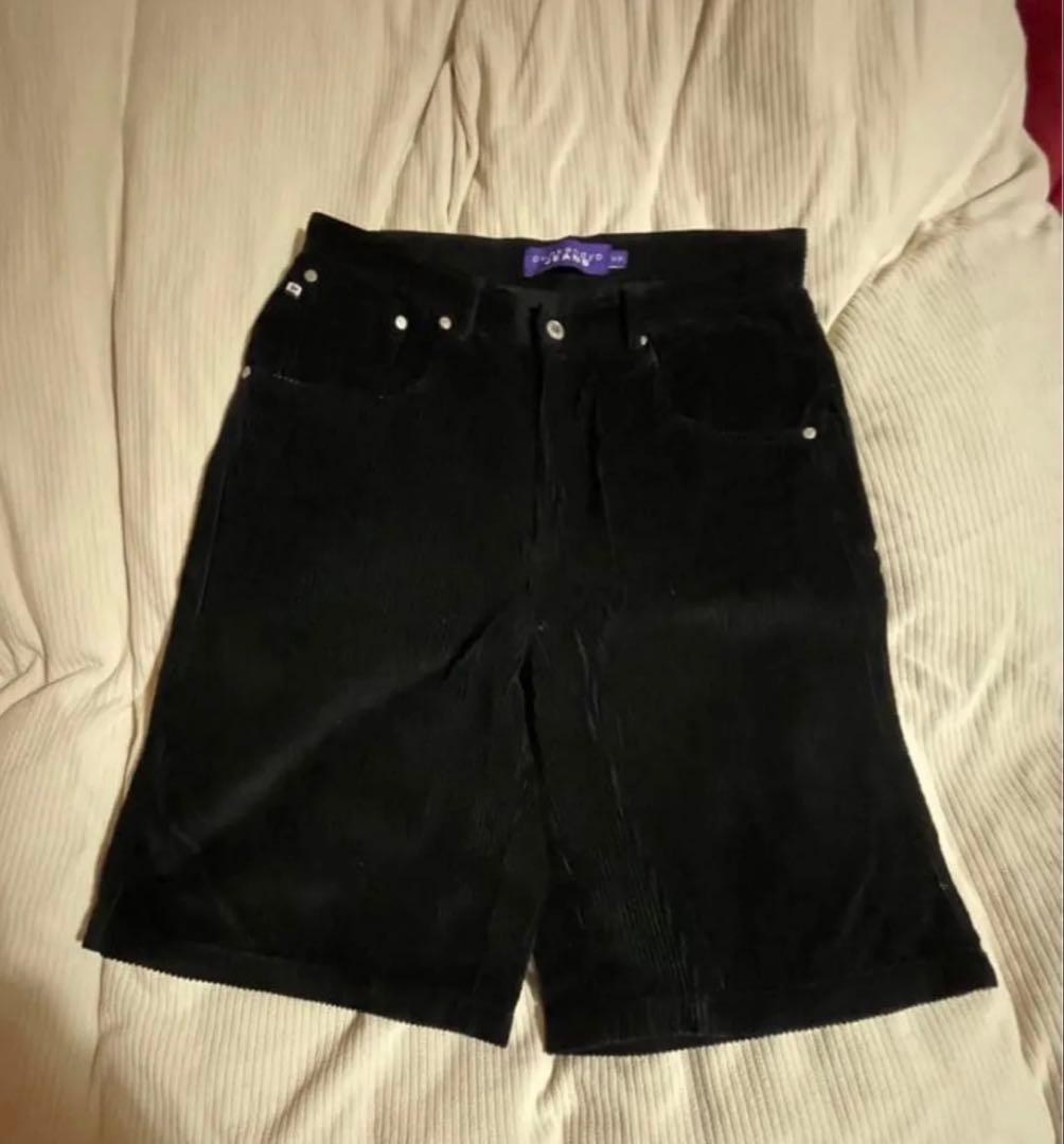 punkandyo コーデュロイ ショートパンツ 黒