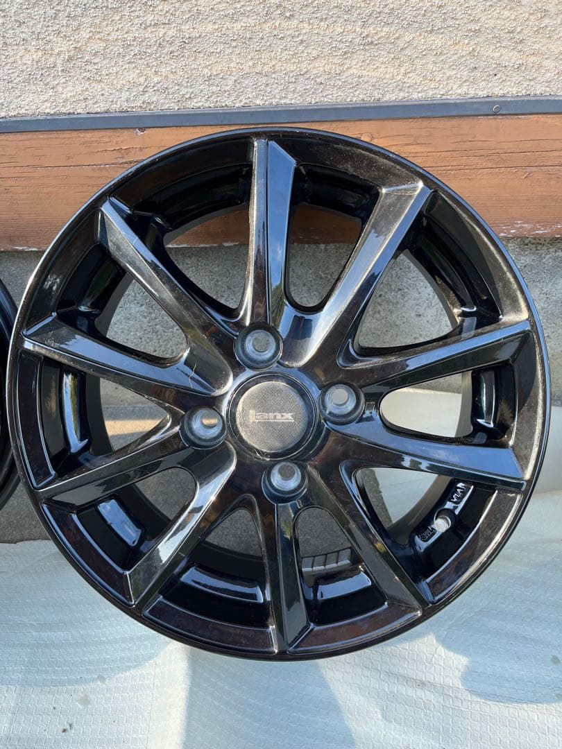 ブリヂストン LANX L5 ブラックホイール 14インチ　中古品