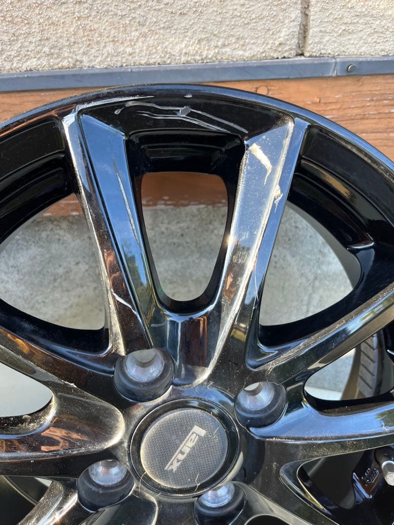 ブリヂストン LANX L5 ブラックホイール 14インチ　中古品