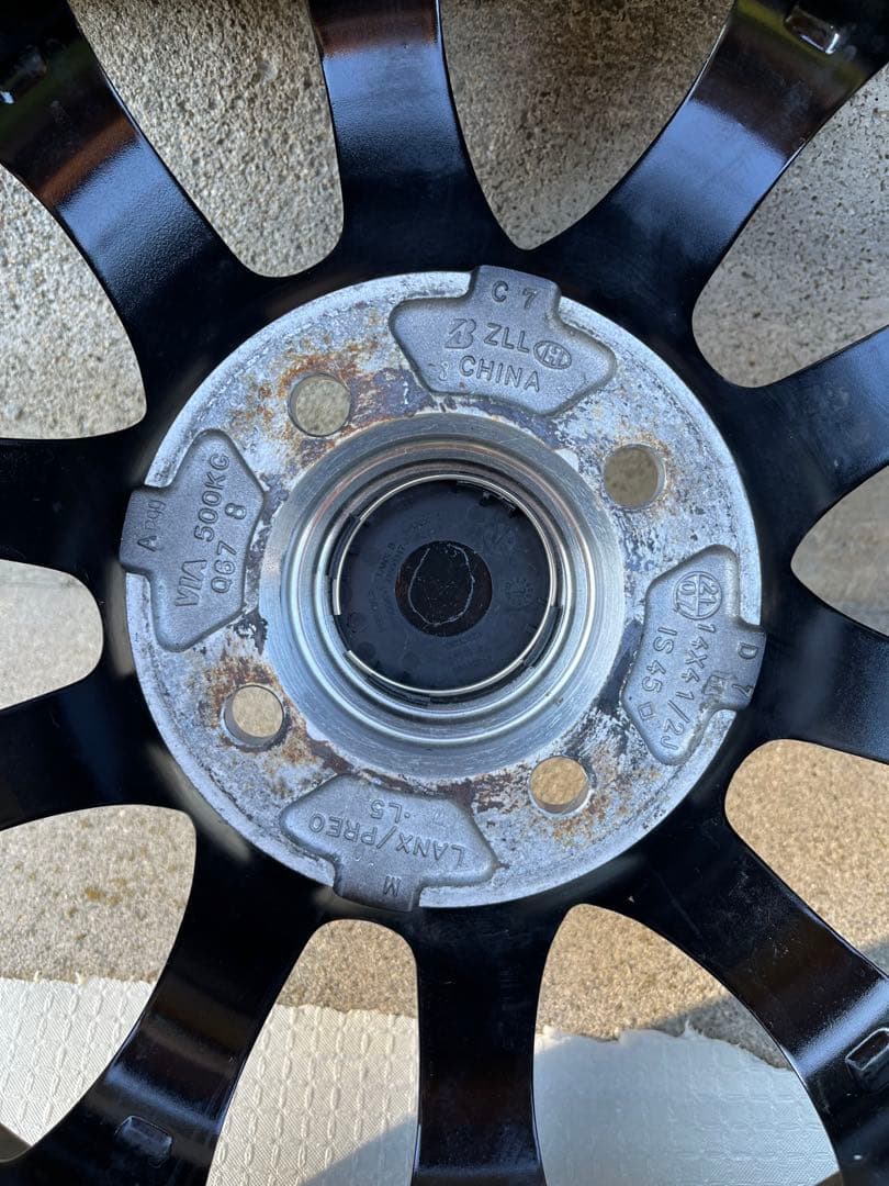 ブリヂストン LANX L5 ブラックホイール 14インチ　中古品