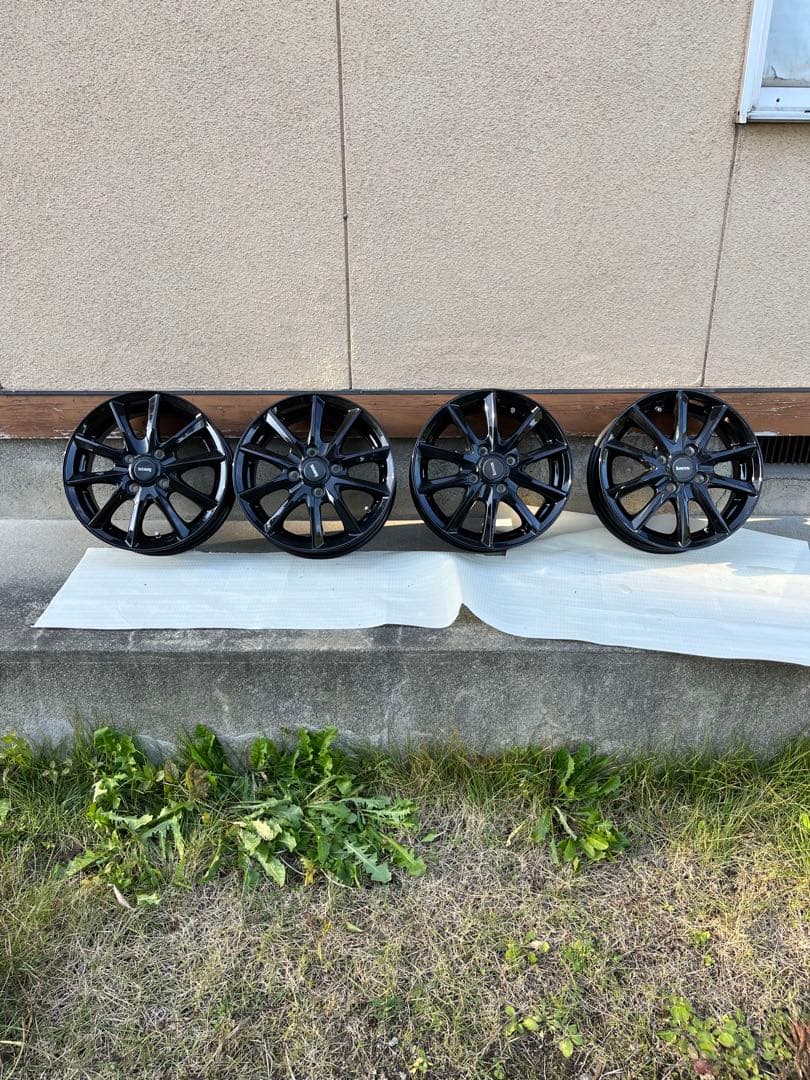 ブリヂストン LANX L5 ブラックホイール 14インチ　中古品