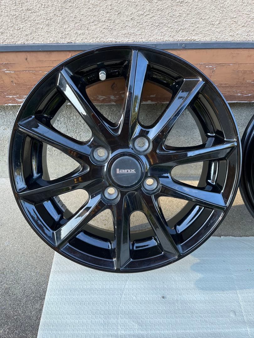 ブリヂストン LANX L5 ブラックホイール 14インチ　中古品
