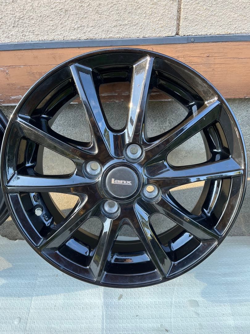 ブリヂストン LANX L5 ブラックホイール 14インチ　中古品