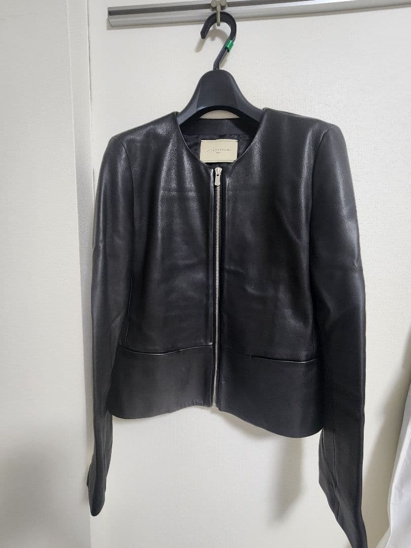 美品 UNITED ARROWS レザージャケット　ブラック