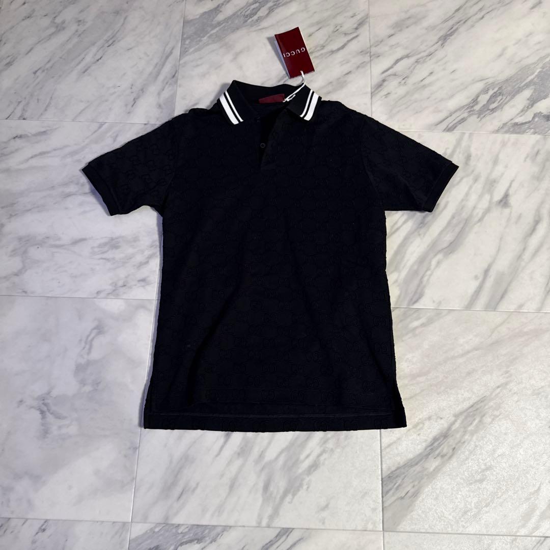 Gucci ブラック GGポロシャツ 新品タグ付き