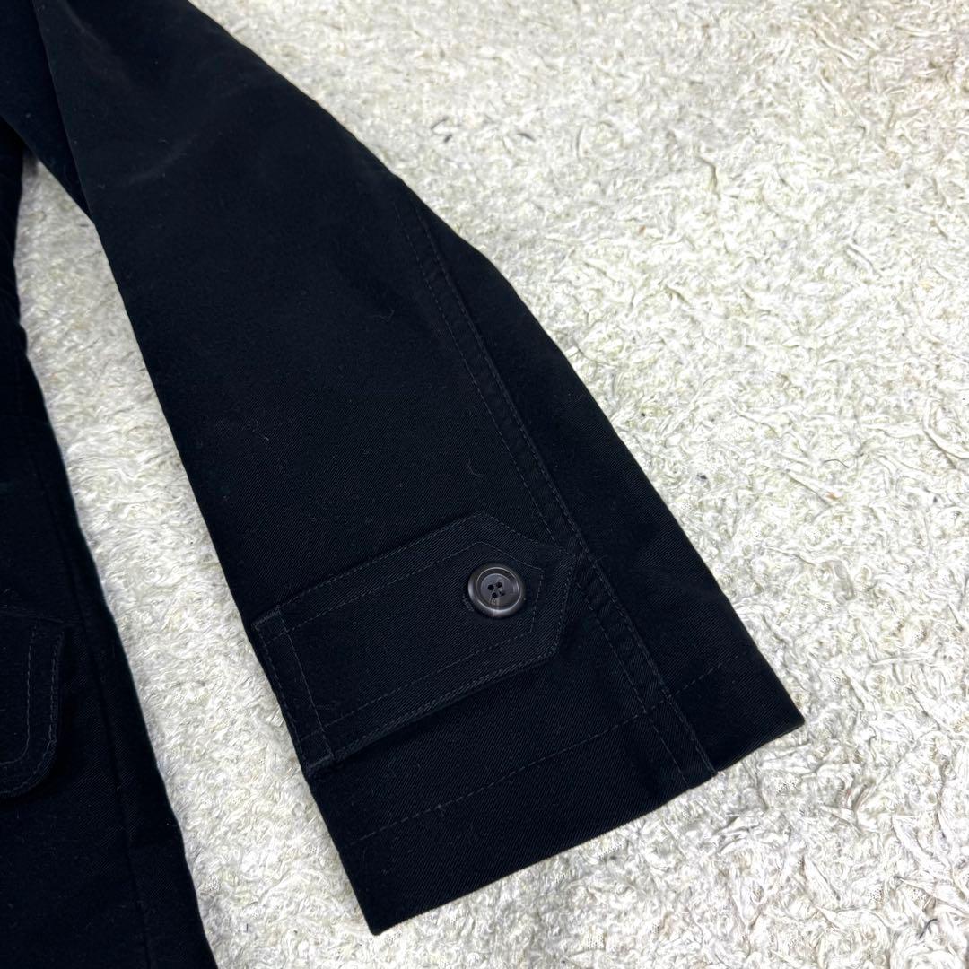 DOLCE&GABBANA コート Pコート ダブルブレスト ブラック