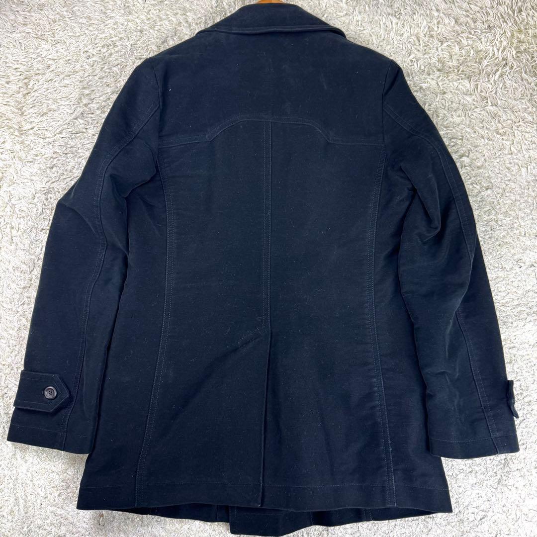 DOLCE&GABBANA コート Pコート ダブルブレスト ブラック