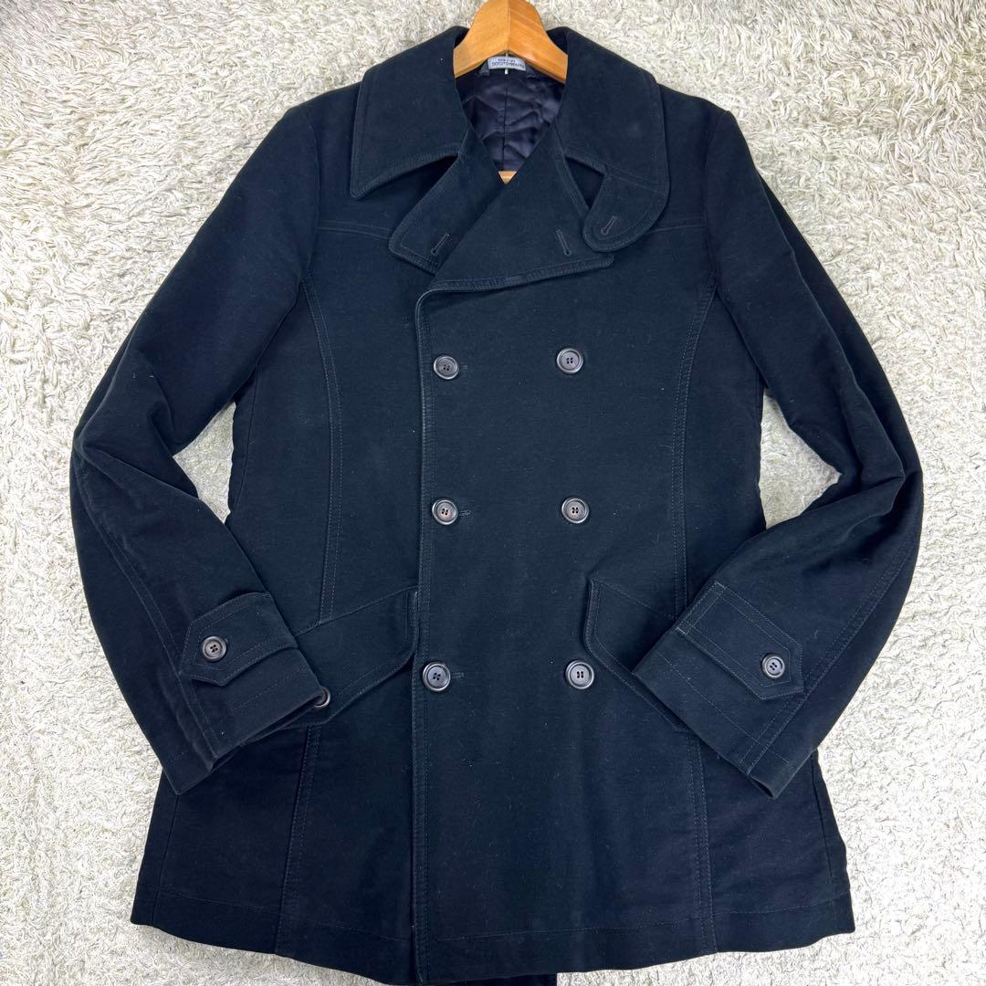 DOLCE&GABBANA コート Pコート ダブルブレスト ブラック