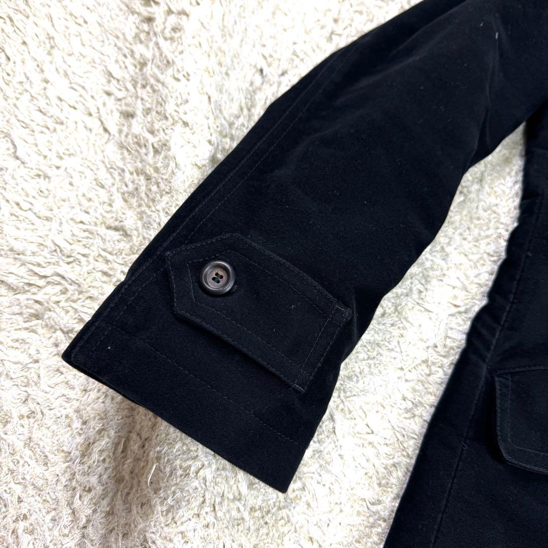 DOLCE&GABBANA コート Pコート ダブルブレスト ブラック