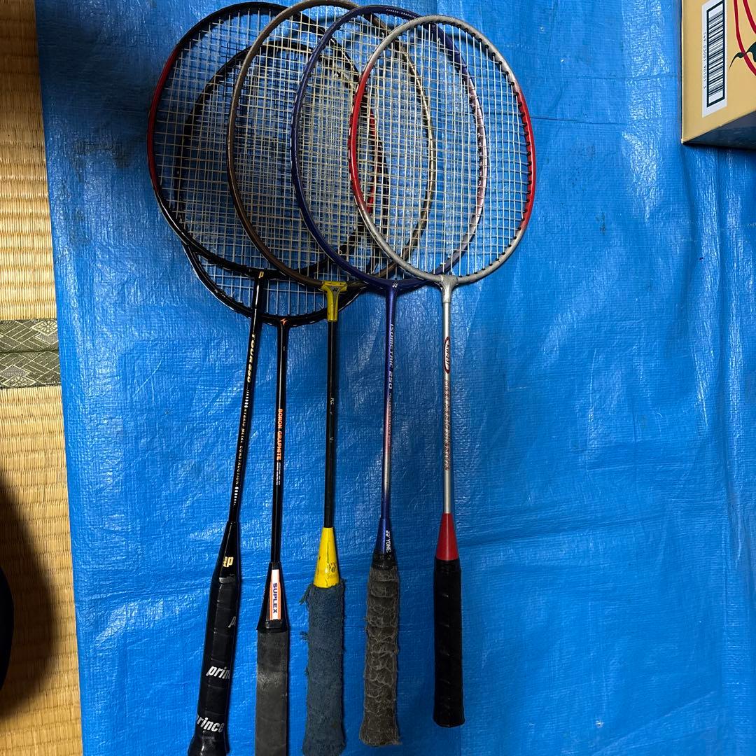 バトミントンラケット　5本セット