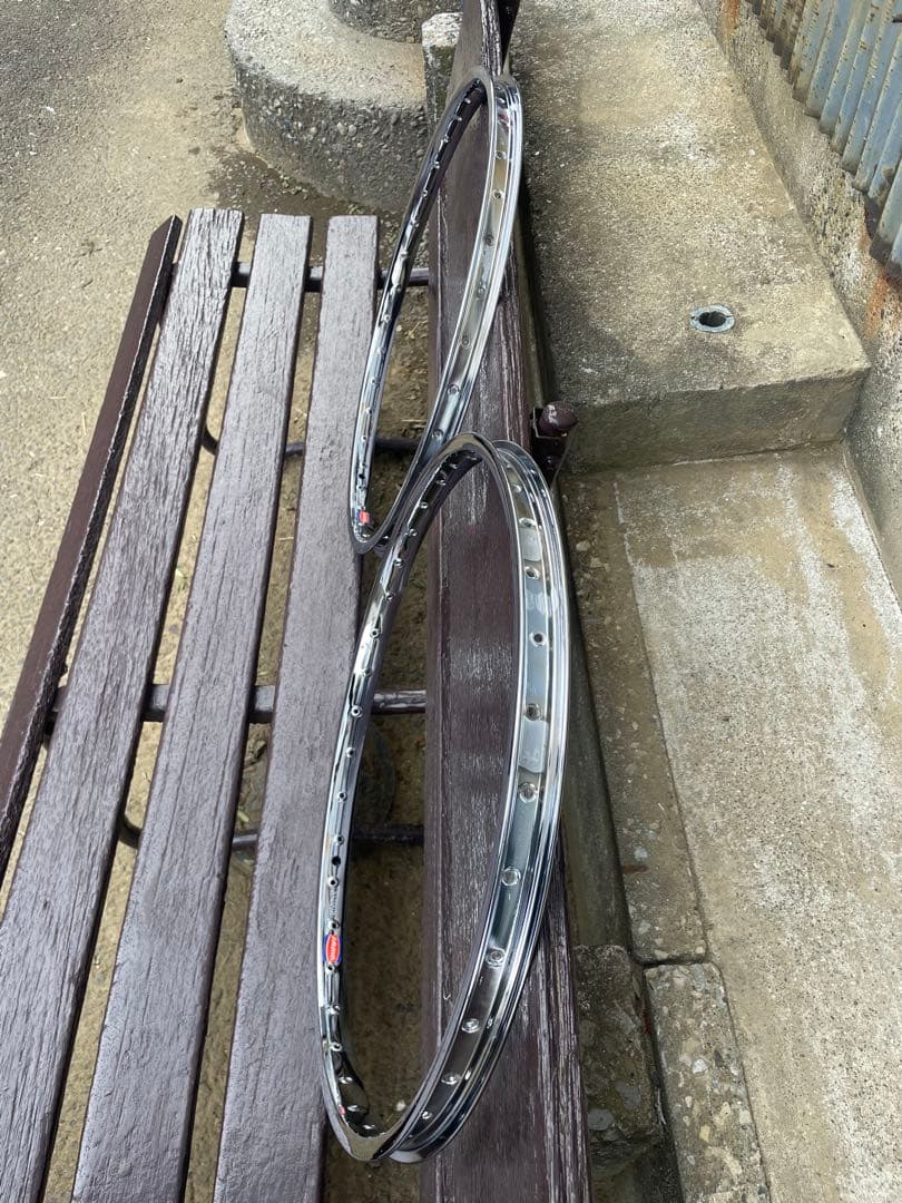 ARAYA BMXリムセット20×1 3/8 36H メッキ　デッドストック