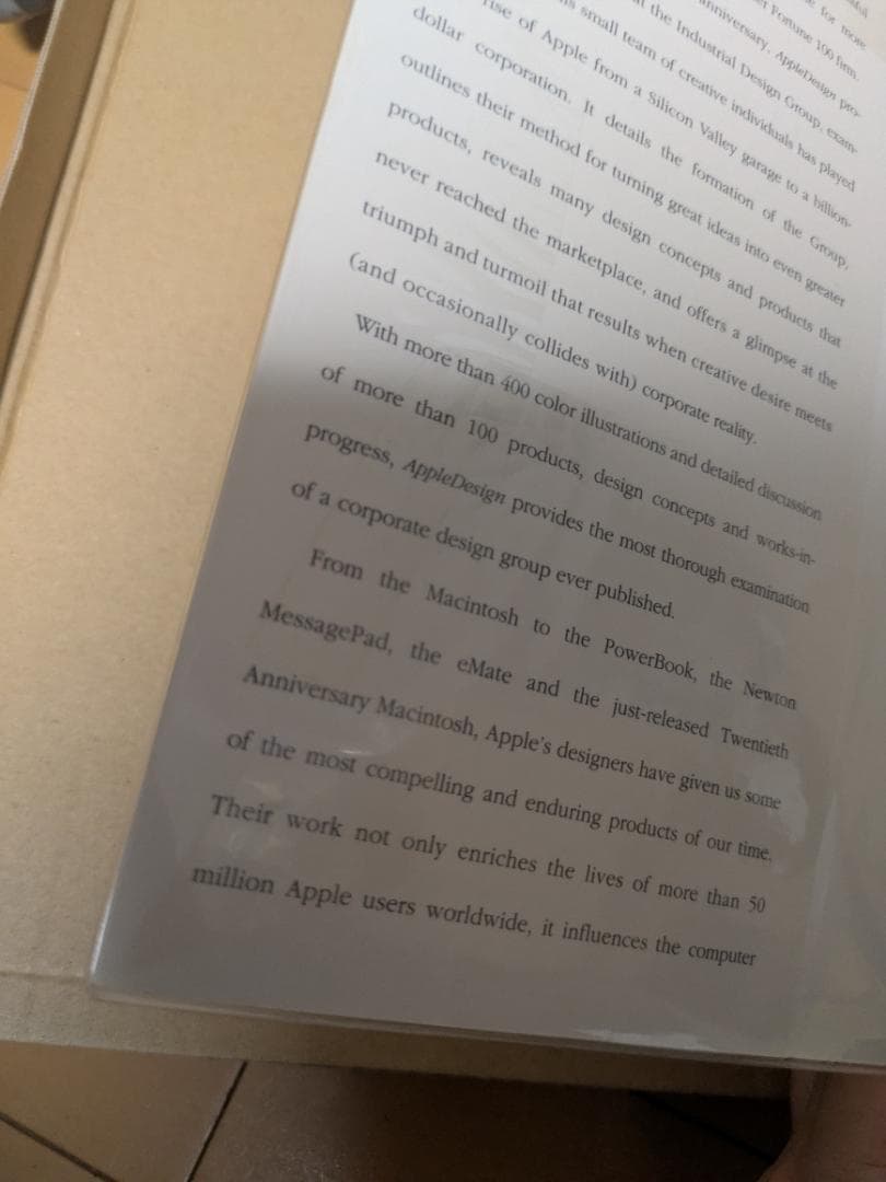 洋書 The Work of the Apple Industrial Design