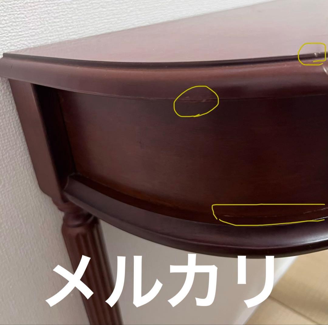 ノ*\"様 花台、サイドテーブル、カフェテーブルなど引き出し付き