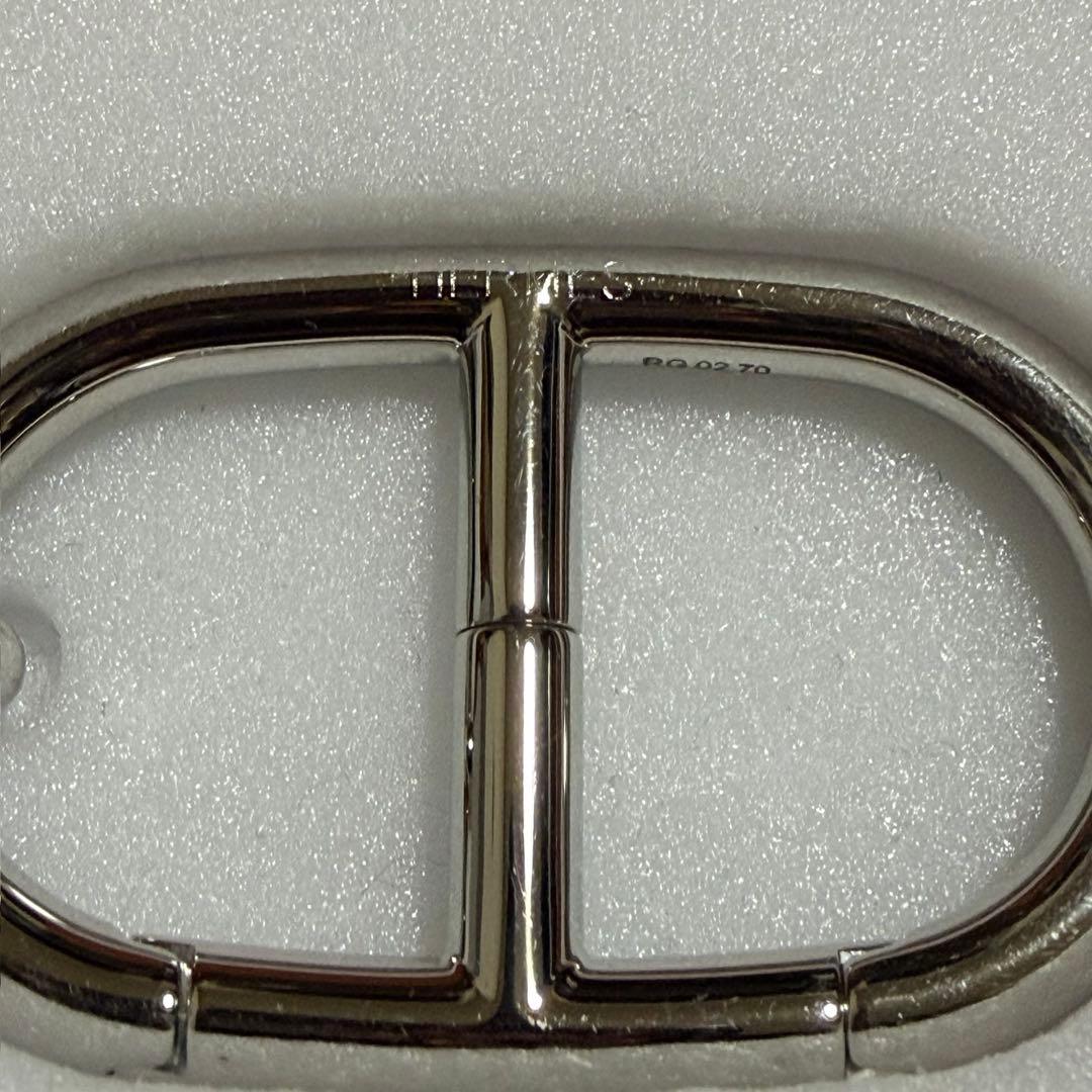 【しゃずな】HERMES シェーヌダンクル キーリング カラビナ