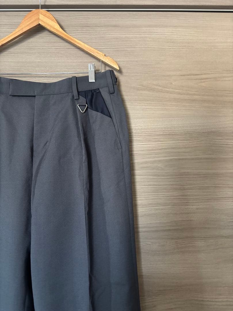 Tamme タム　パンツ　グレー　ワイド