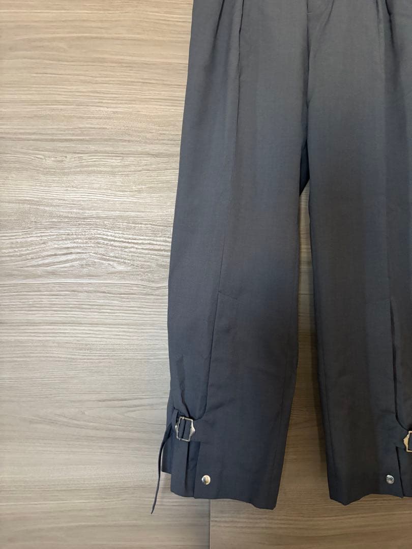 Tamme タム　パンツ　グレー　ワイド