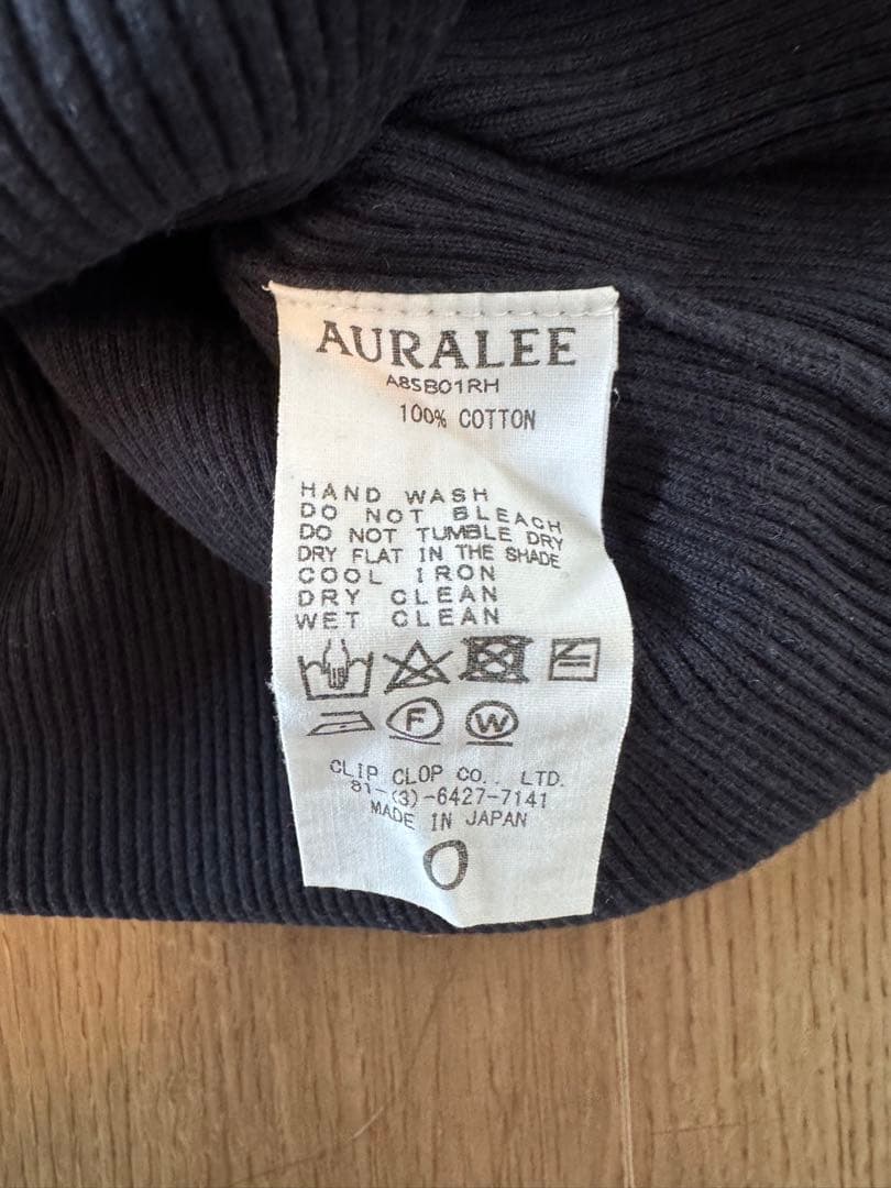 AURALEE ロンハーマン ネイビー 長袖