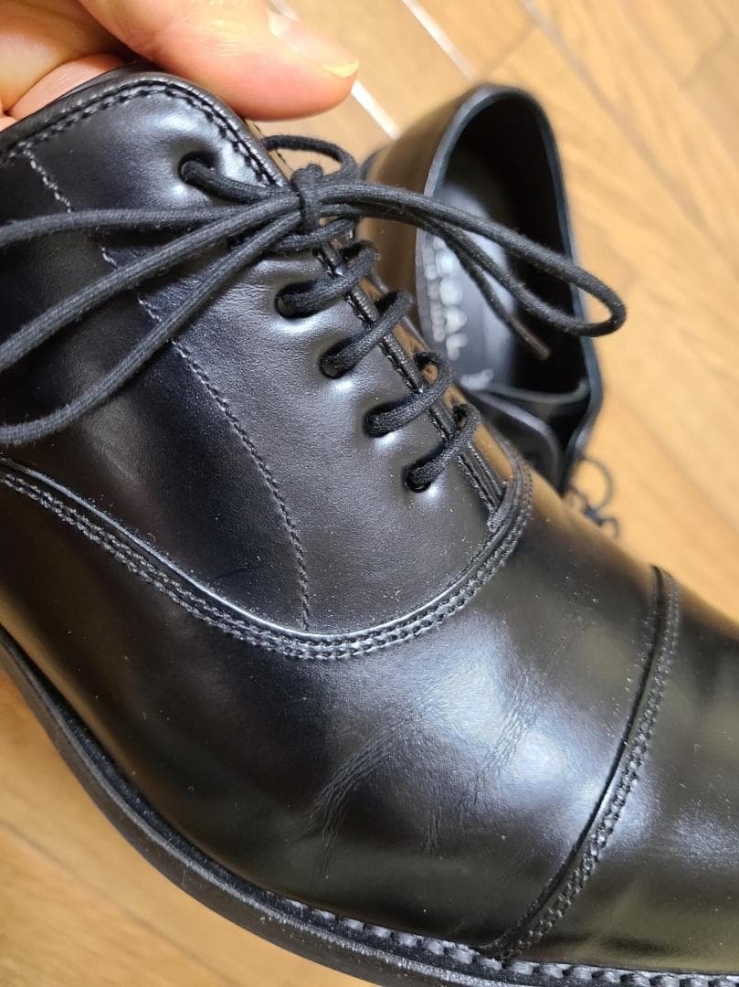 REGAL 11BL 25cm 黒 ストレートチップ 冠婚葬祭・就活・ビジネス