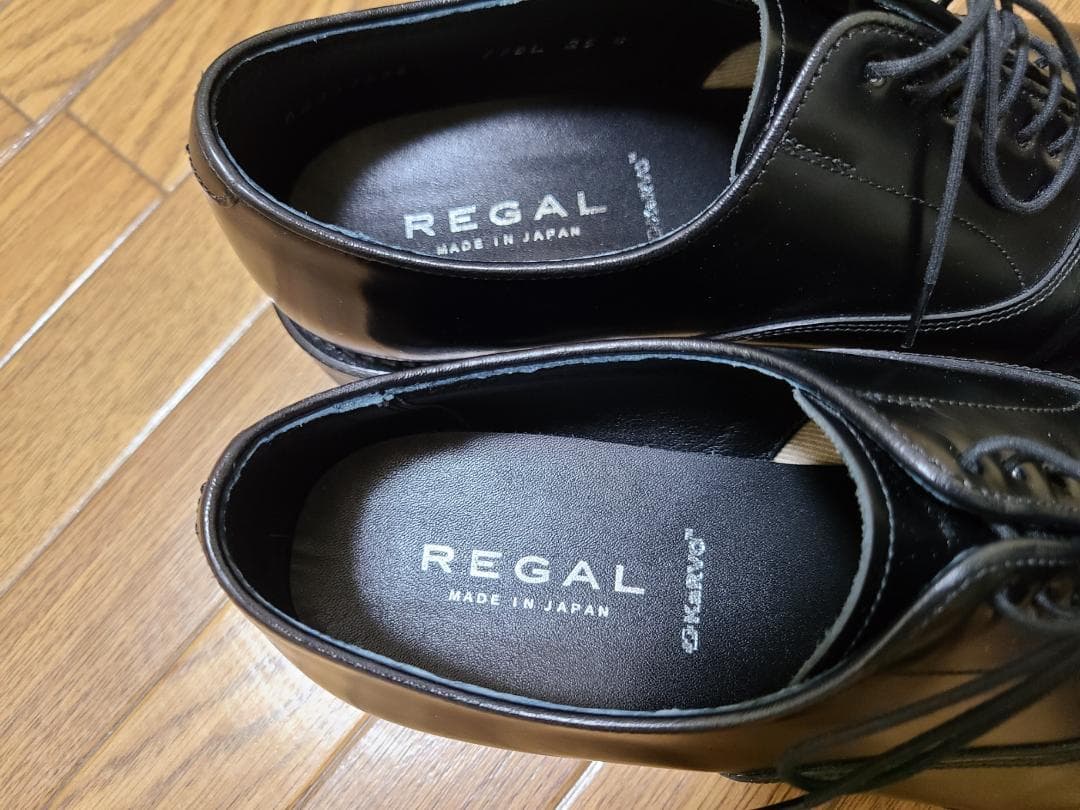 REGAL 11BL 25cm 黒 ストレートチップ 冠婚葬祭・就活・ビジネス
