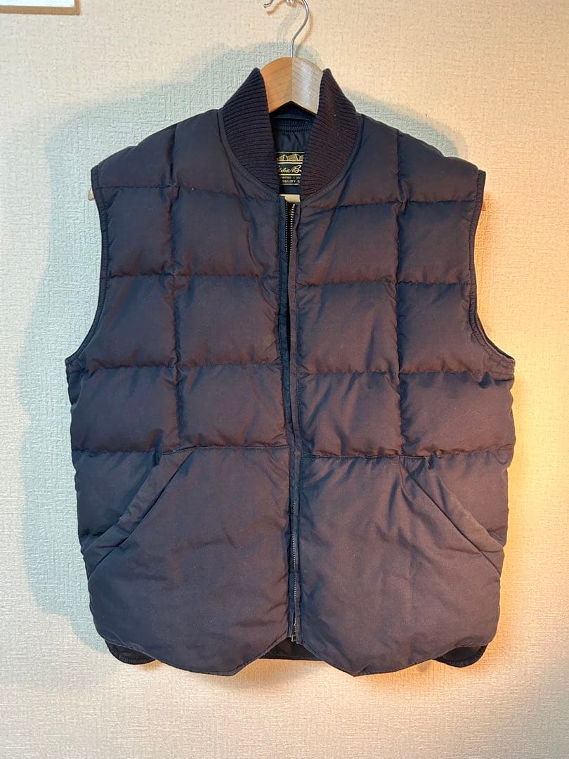 Eddie Bauer ネイビー ダウンベスト