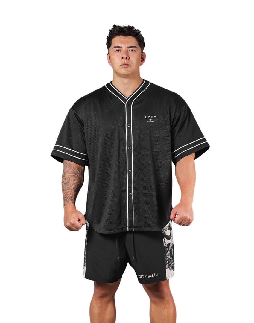 リフト　LÝFT MESH BASEBALL SHIRT