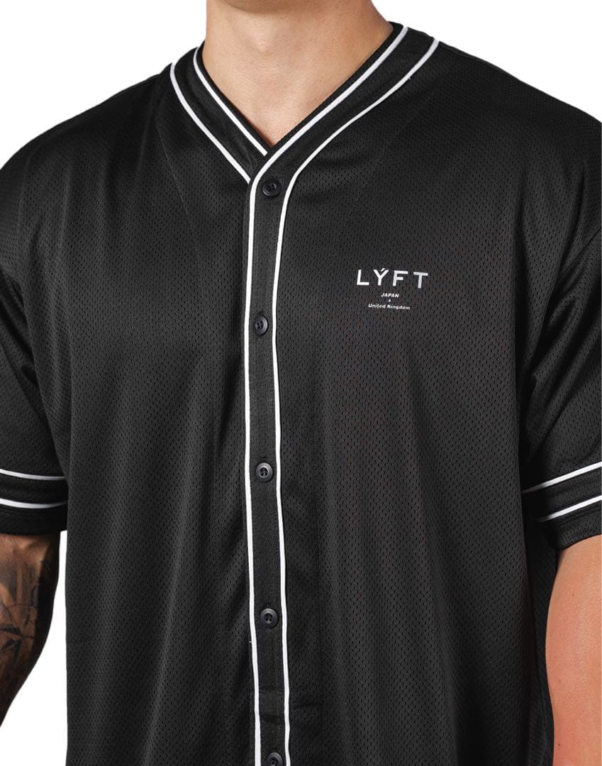 リフト　LÝFT MESH BASEBALL SHIRT